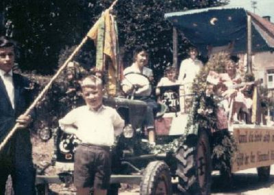 Festzug anlässlich des 60jährigen Jubiläums des GSV am 15.06.1959 - der Wagen des MCW